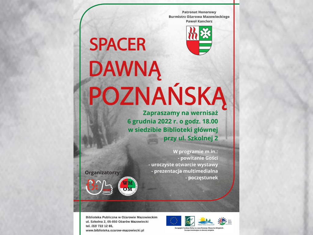 Wernisaż wystawy Spacer dawną Poznańską
