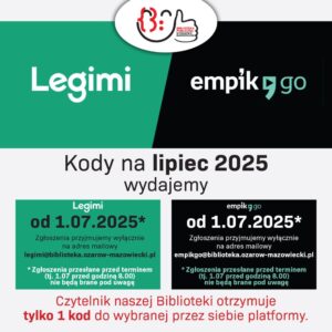 Legimi-Empik lipiec 2025